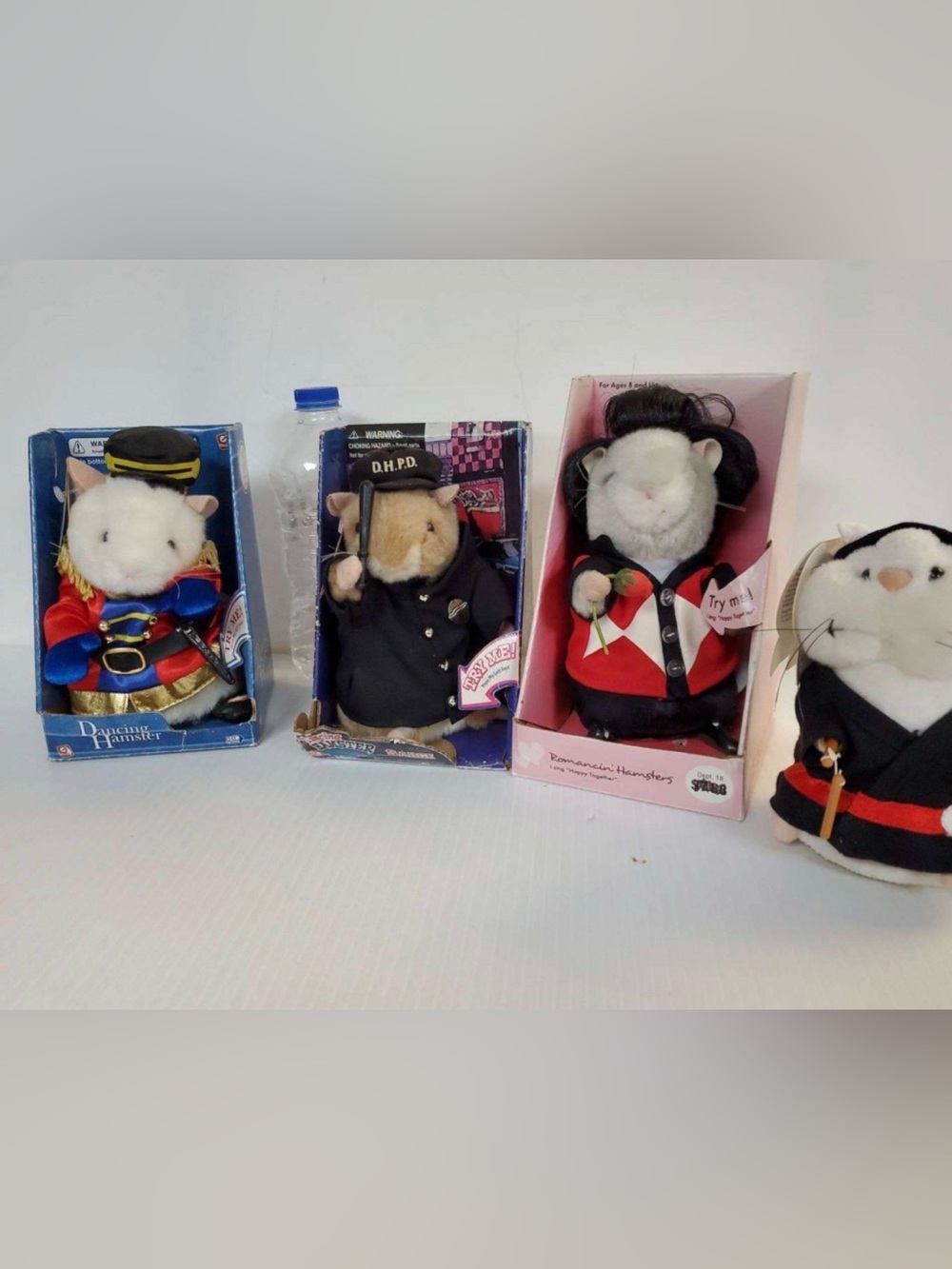 4 Dancing hamsters Gemmy Original Boxes